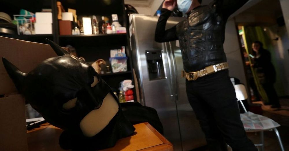Someone Is Feeding The Homeless Dressed As Batman